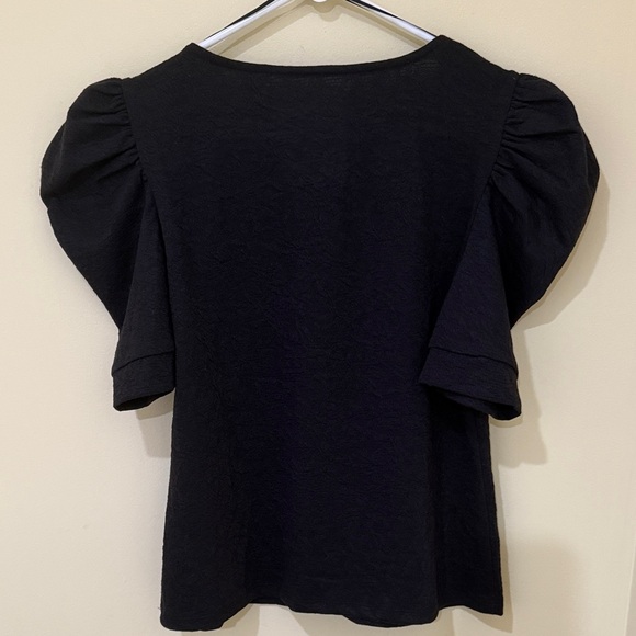 Nine West Women’s Classic casual Blouse | Women’s Puff Sleeve Top Size M Stretch - Picture 6 of 9